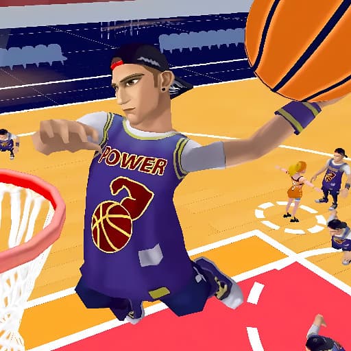 3D Basketball.io Dunk Sport