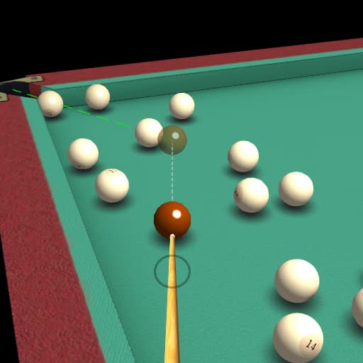 3D Billiard Pyramid
