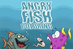 Angry Fish Coloring