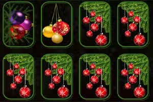 Christmas Ornaments Memory