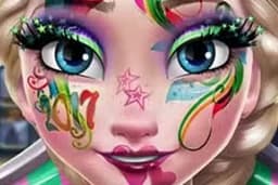 Elsa New Year Makeup
