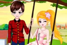 Romantic Spring Couple