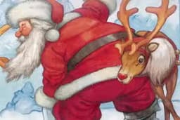 Santa and Red Nosed Reindeer Puzzle