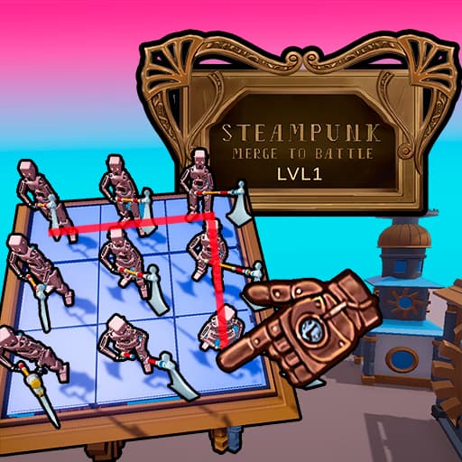 Steampunk Merge To Battle