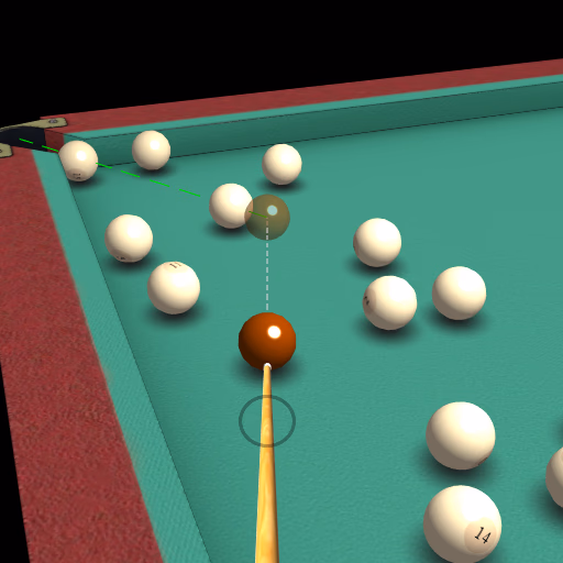 3D Billiard Pyramid