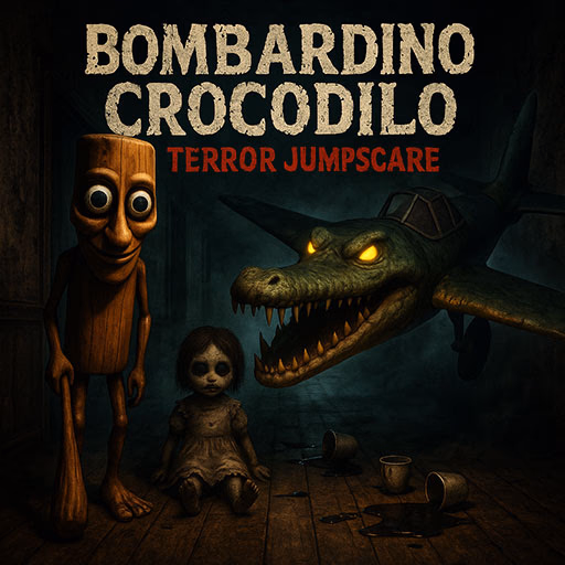 Bombardino Crocodilo terror jumpscare