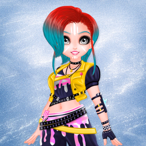 Cyberpunk Hairstyle 2200