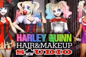 Harley Quinn Hair and Makeup Studio