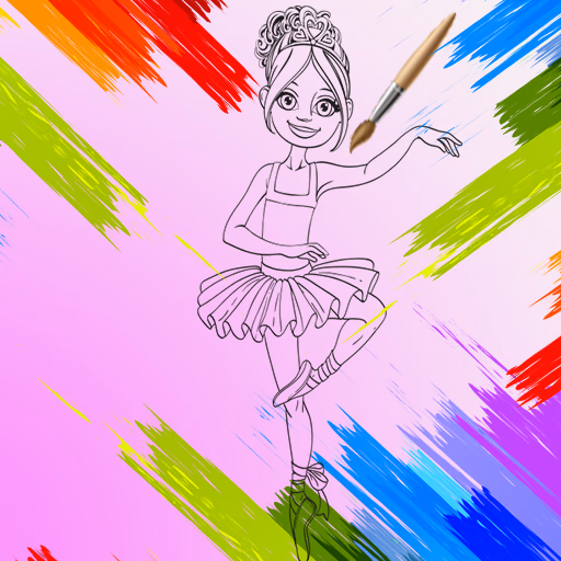 Little Ballerinas Coloring