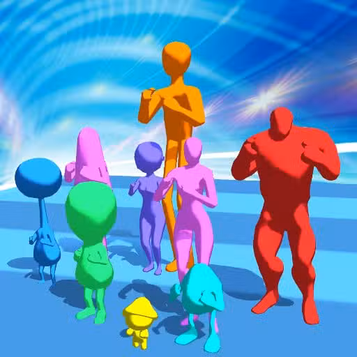 Stickmen Crowd Fight